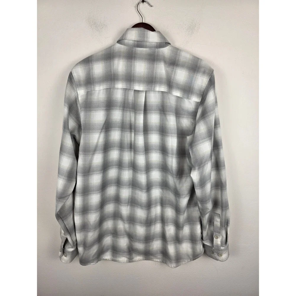DIXXON Flannel Travis‎ Tritt Set In Stone Button Up Shirt Men's Large Plaid